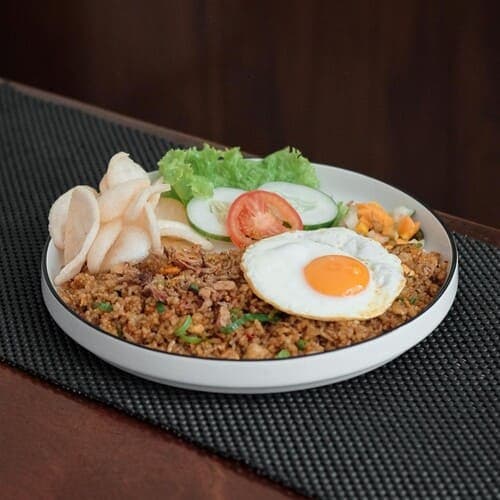 Nasi goreng dengan aroma kecombrang yang khas.